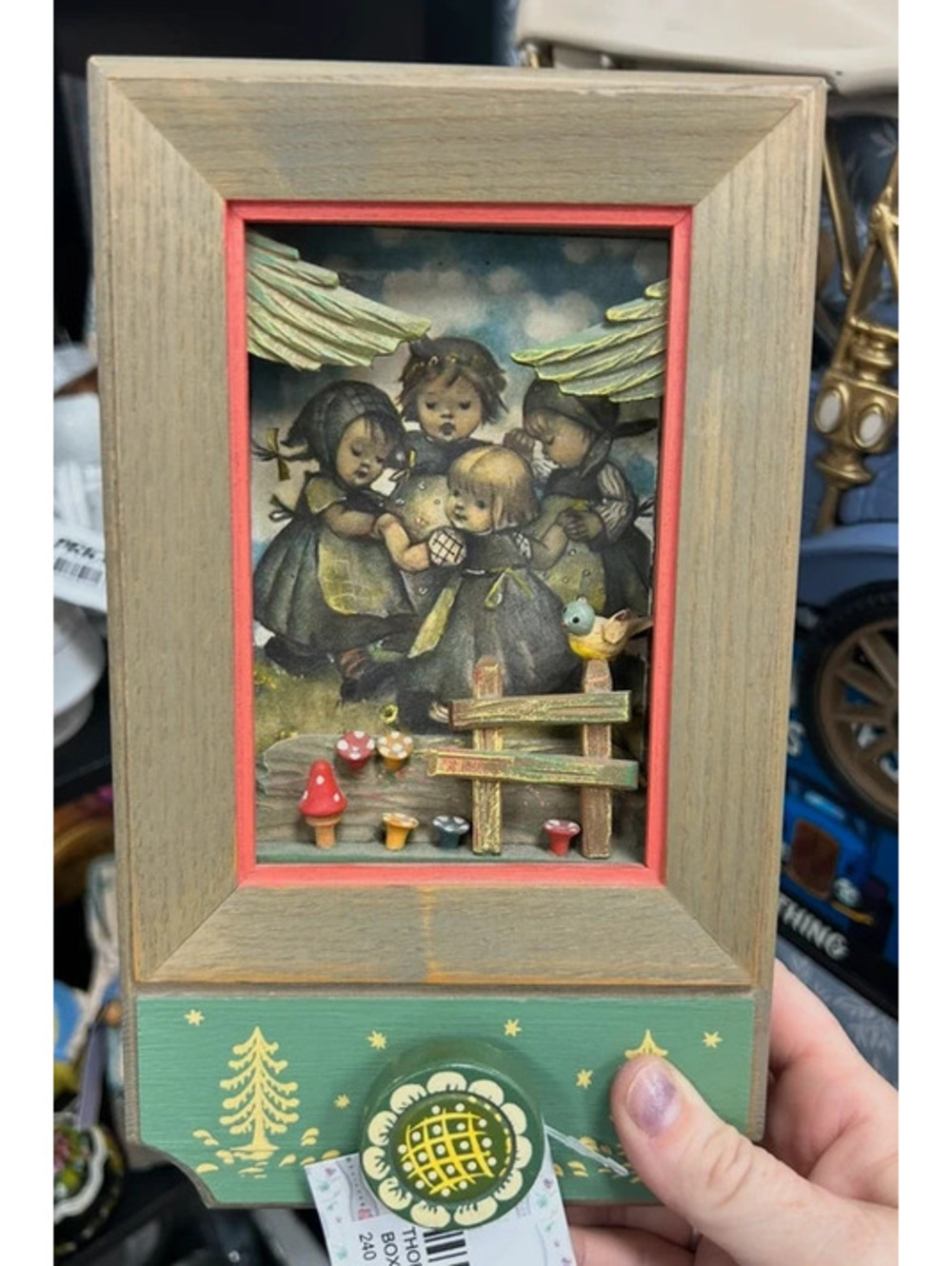 Vintage Anti Hummel Shadow Box